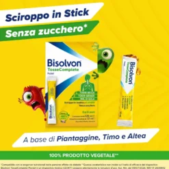 Bisolvon Tosse Complete Pocket Sciroppo Tosse Secca E Grassa Adulti E Bambini Senza Zucchero 12 Stick Pratici Monodose Da Portare Fuori Casa