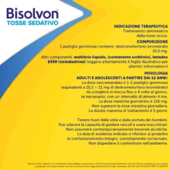Bisolvon Tosse Sedativo 20 Pastiglie Gommose Per Tosse Secca