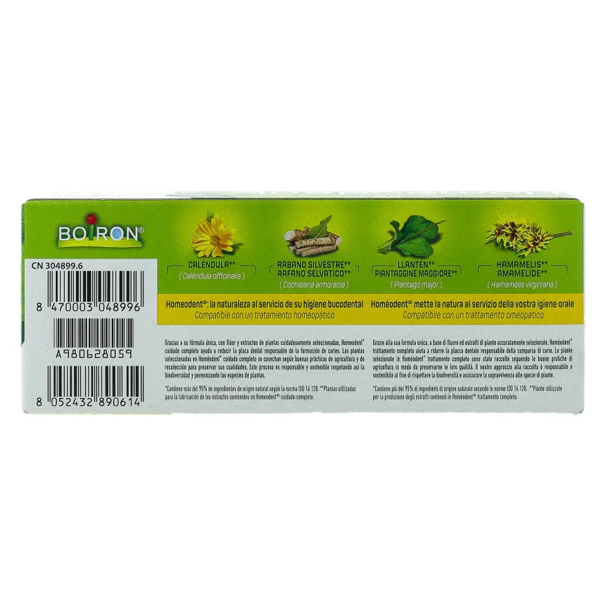 Boiron Homeodent Dentifricio Limone Denti Sensibili 75ml