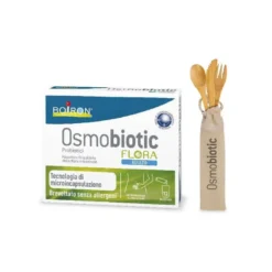 Boiron Osmobiotic Flora Adulto Integratore Probiotici 12 Bustine + Set Posate Omaggio