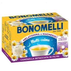 Bonomelli Camomilla Solubile Melatonina E Magnesio 16 Bustine