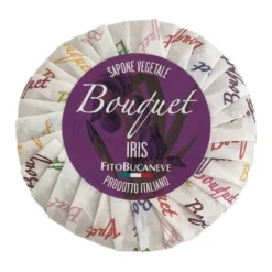 Bouquet Sapone Vegetale Iris 100g Detersione Pelle Normale 100g 1 Pezzo