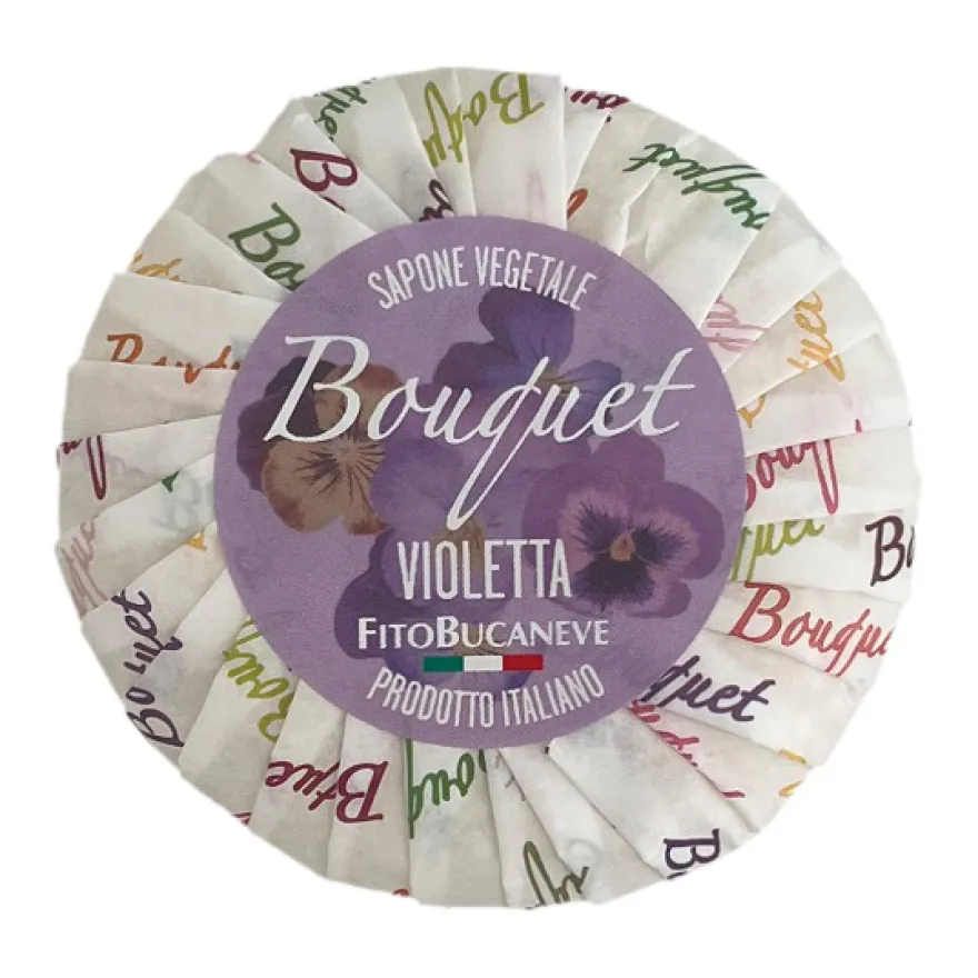 Bouquet Sapone Vegetale Violetta Detersione Pelle Normale 100g