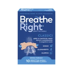 Breathe Right Cerotti Nasali Classici 10 Pezzi