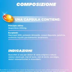 Buscofen Ibuprofene 12 Capsule
