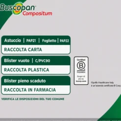 Buscopan Compositum Doppia Azione Contro Dolori Forti E Crampi Addominali 20 Compresse Rivestite