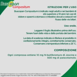Buscopan Compositum Doppia Azione Contro Dolori Forti E Crampi Addominali 20 Compresse Rivestite