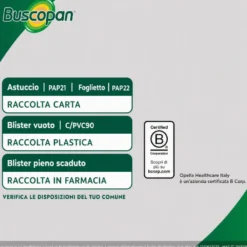 Buscopan Contro Mal Di Pancia, Dolori E Crampi Addominali 40 Compresse Rivestite