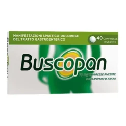 Buscopan Contro Mal Di Pancia, Dolori E Crampi Addominali 40 Compresse Rivestite