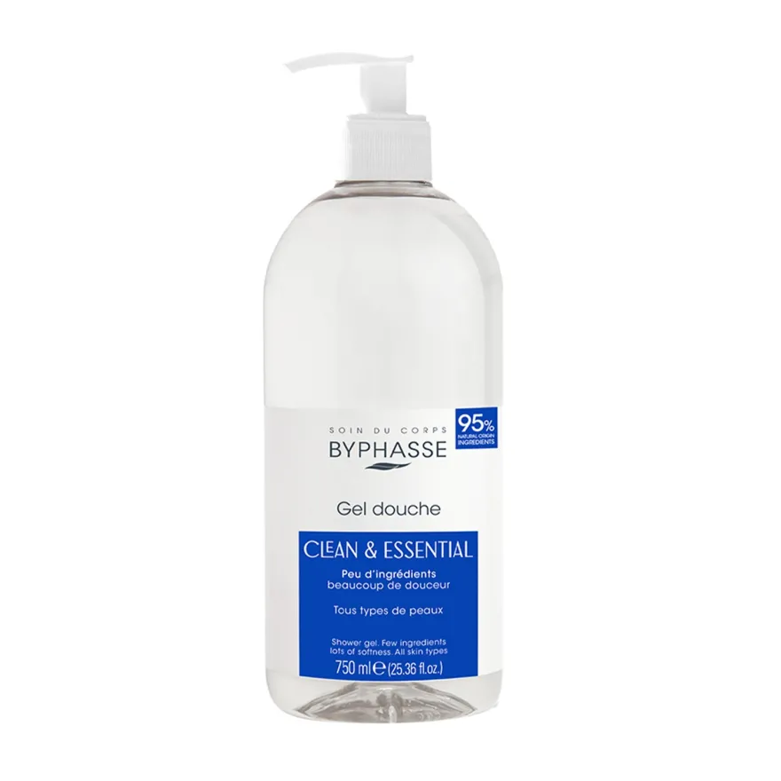 Byphasse Clean & Essential Gel Doccia Tutti I Tipi Di Pelle 750ml