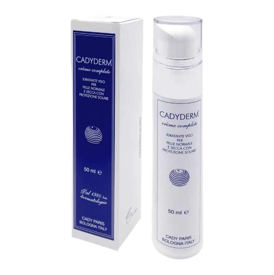Cadyderm Crema Idratante Viso Pelle Normale E Secca Con Protezione Solare 50ml