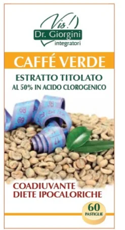 Caffè Verde Estratto Titolato 50% Acido Clorogenico 60 Pastiglie