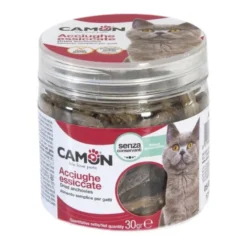 Camon Acciughe Essiccate Alimento Per Gatti 30g Vasetto