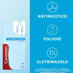 Canesten Polvere Cutanea Trattamento Antimicotico Antifungino Contro Funghi E Micosi 30g