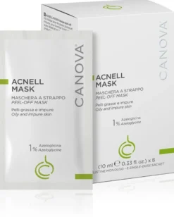 Canova Acnell Mask Maschera Viso Pelli Grasse 8 Buste Da 10ml