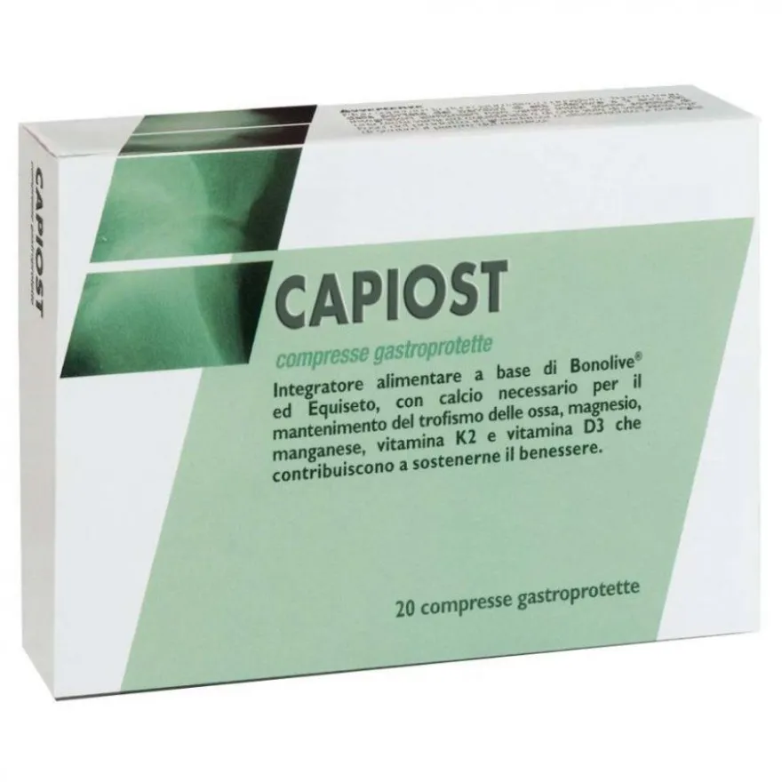 Capiost Integratore Ossa E Muscoli 20 Compresse Gastroprotette