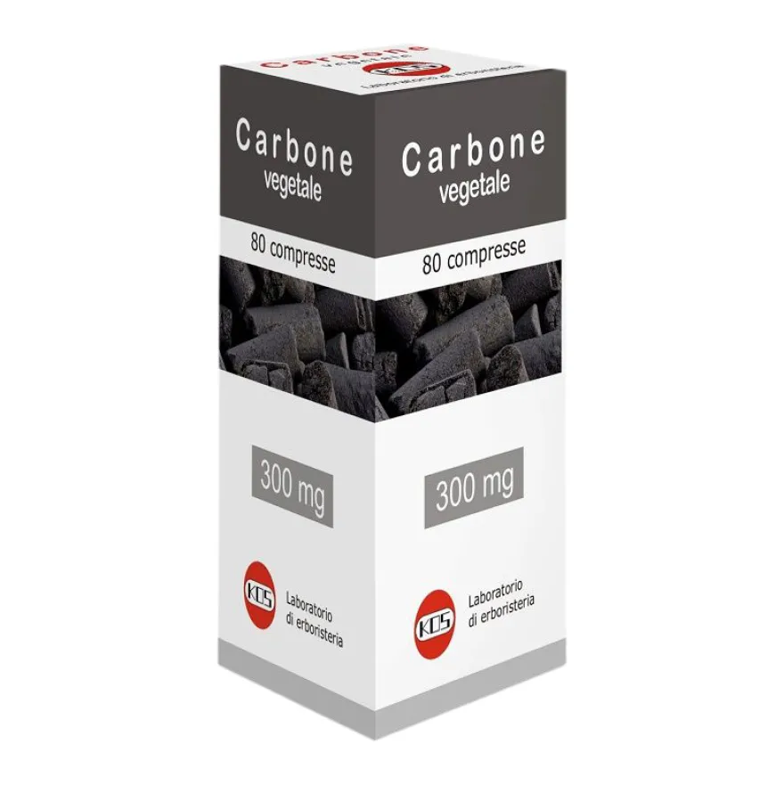 Carbone Vegetale Trattamento Meteorismo 80 Compresse