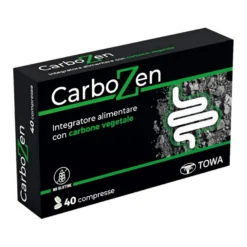 Carbozen 1g 40 Compresse Senza Glutine Per Apparato Digerente