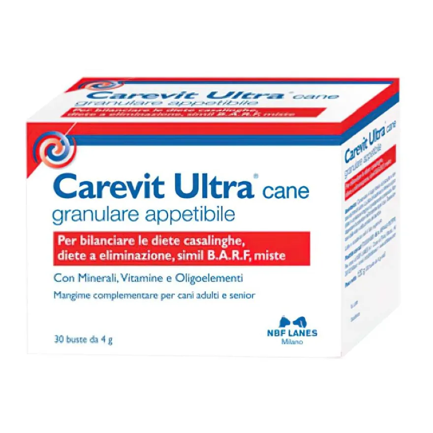 Carevit Ultra Integratore Cane 30 Bustine