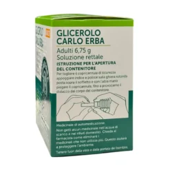Carlo Erba Glicerolo 6,75g Trattamento Stitichezza Adulti 6 Microclismi 6 confezioni