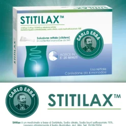 Carlo Erba Stitilax Soluzione Rettale 4 Contenitori Monodose Da 5ml