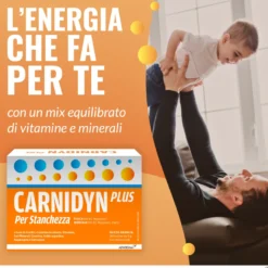 Carnidyn Plus Integratore Per Stanchezza Fisica E Mentale 3 confezioni da 20 Bustine