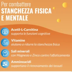 Carnidyn Plus Integratore Stanchezza Fisica E Mentale 18 Compresse Masticabili