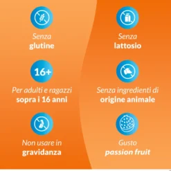 Carnidyn Plus Integratore Stanchezza Gusto Passion Fruit 20 Bustine