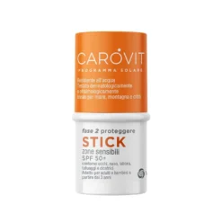 Carovit Stick Trasparente Protezione Zone Sensibili Spf50+ 4ml