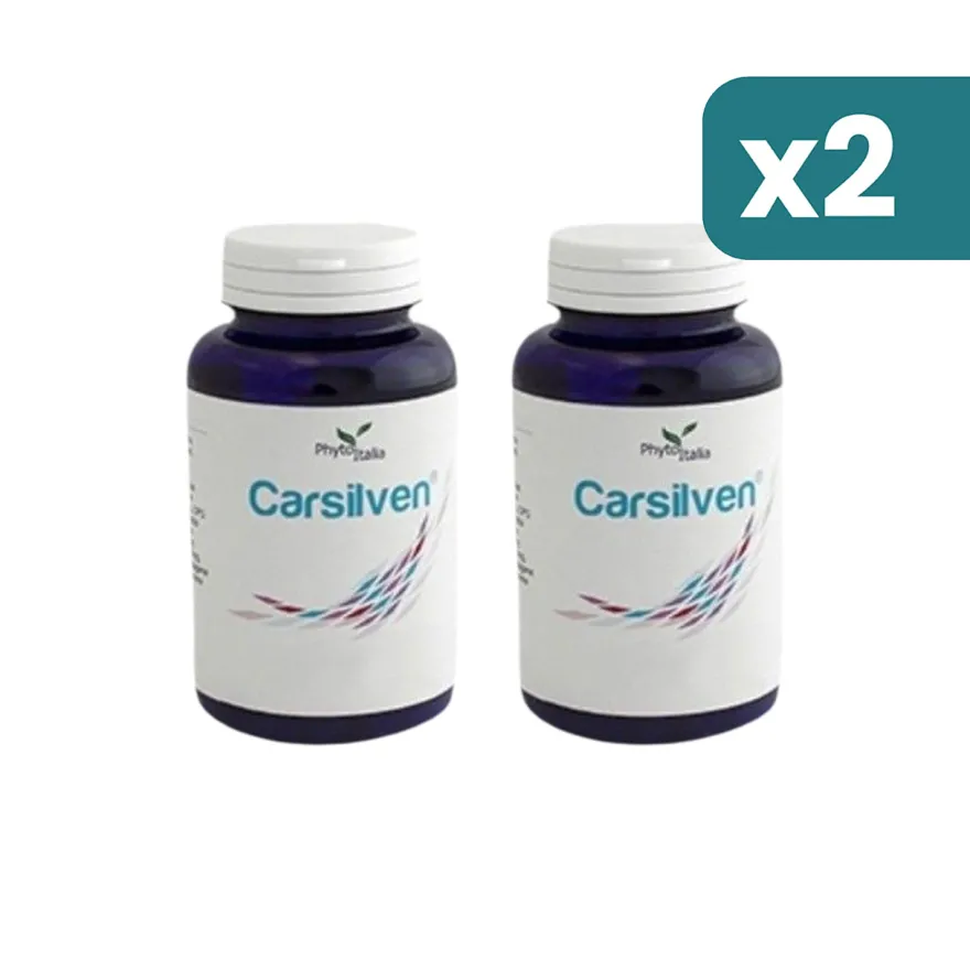 Carsilven Integratore Microcircolo 2 confezioni da 60 Capsule