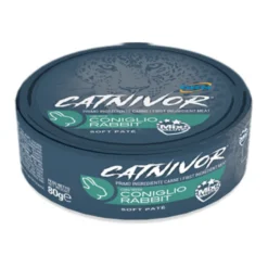 Catnivor Coniglio Alimento Completo Per Gatti 80g 1 Confezione
