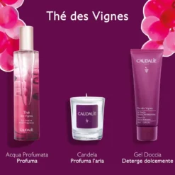 Caudalie Cofanetto Acqua Profumata Thé Des Vignes 3 Pezzi