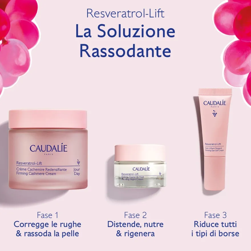 Caudalie Cofanetto Resveratrol-lift Soluzione Rassodante 3 Pezzi