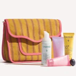 Caudalie Estate Trousse Fluido Viso Spf50+ 20ml + Gel Idratante 15ml + Gel Doccia 30ml + Mousse Detergente 50ml