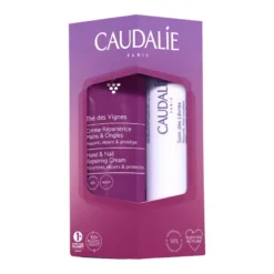 Caudalie The Des Vignes Duo Crema Mani Riparatrice 30ml + Stick Labbra 4,5g