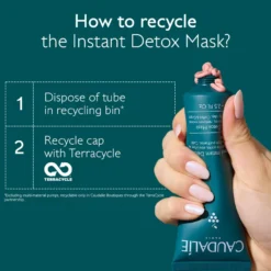 Caudalie Vinoclean Maschera Viso Instant Detox Argilla Rosa 35ml