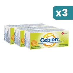 Cebion Arancia Sz Integratore Vitamina C 3 confezioni da 10 Compresse Effervescenti