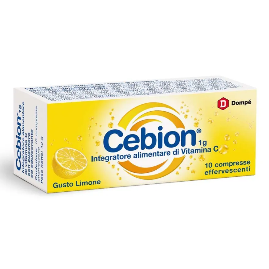 Cebion Limone Integratore Vitamina C 10 Compresse Effervescenti