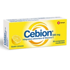 Cebion Limone 500mg Integratore Vitamina C 20 Compresse Masticabili
