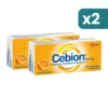 Cebion 500mg Arancia Integratore Vitamina C 2 confezioni da 20 Compresse Masticabili