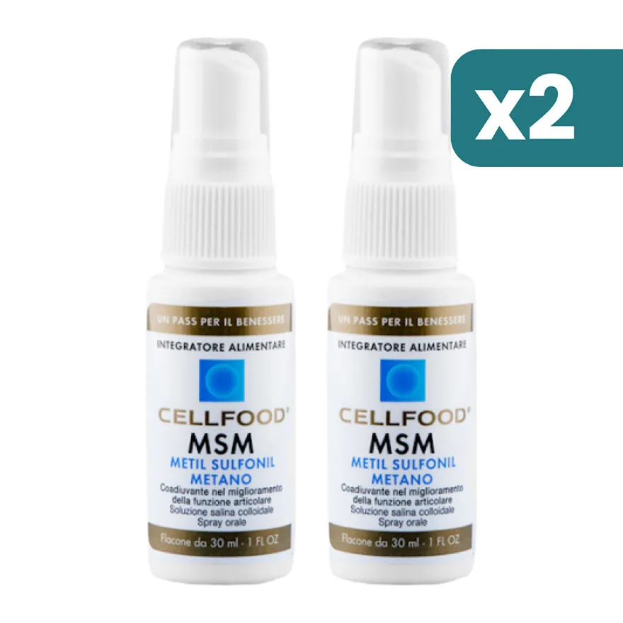 Cellfood Msm Integratore Articolazioni 2 confezioni da 30ml