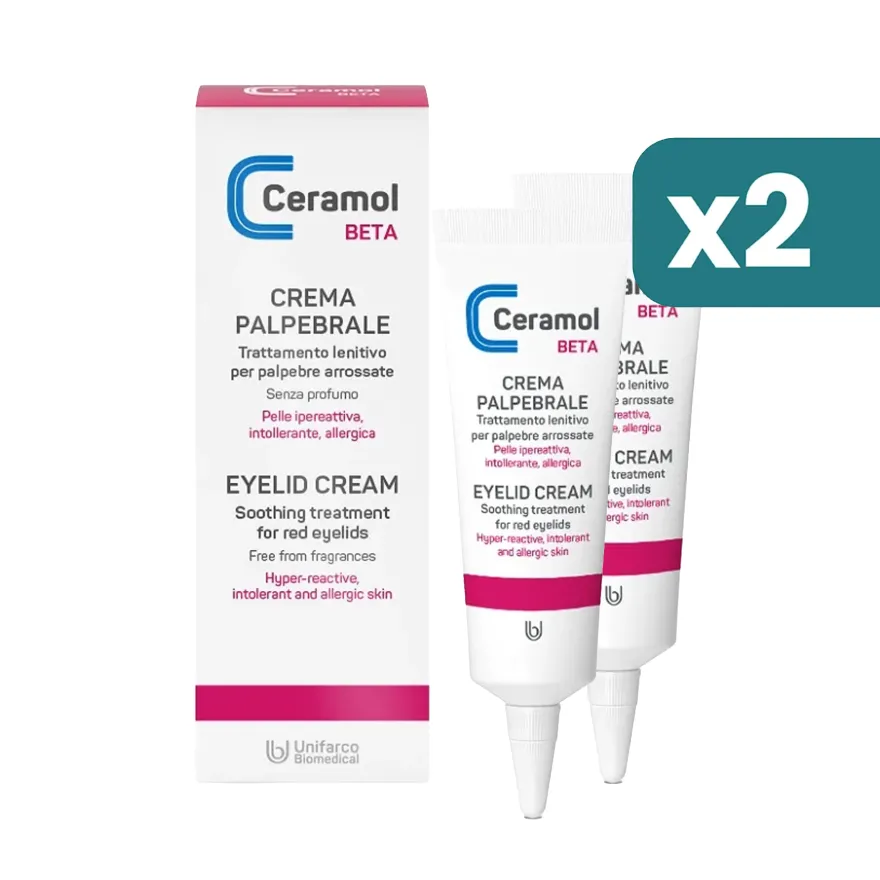 Ceramol Crema Palpebrale Bipacco 2x10ml