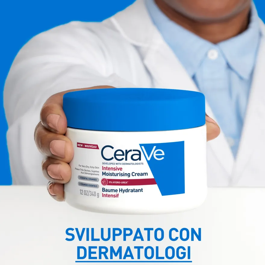 Cerave Crema Idratante Intensiva Per Il Corpo Per Pelli Molto Secche E Con Sensazione Di Prurito 340g