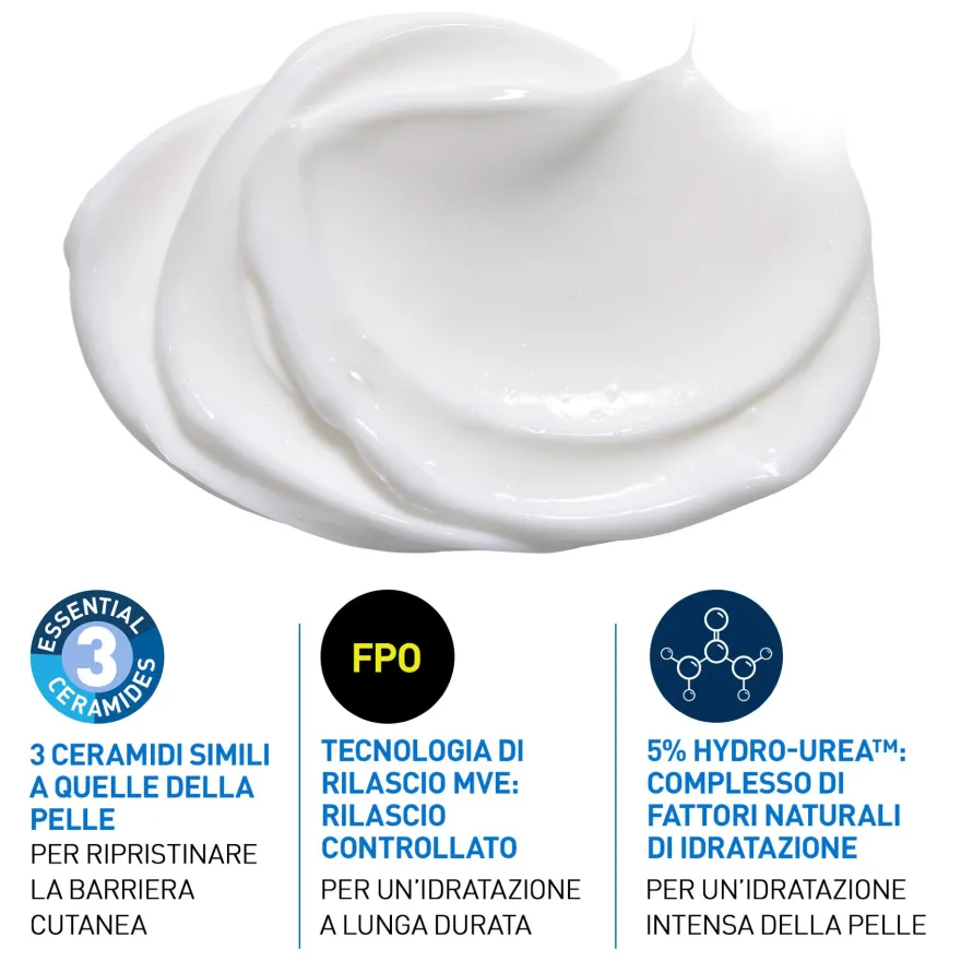 Cerave Crema Idratante Intensiva Per Il Corpo Per Pelli Molto Secche E Con Sensazione Di Prurito 340g
