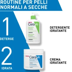 Cerave Crema Idratante Per Pelli Da Secche A Molto Secche Per Il Corpo E Il Viso 454g