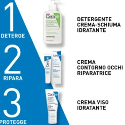 Cerave Crema Viso Idratante Pm Con Acido Ialuronico Niacinamide E 3 Ceramidi Essenziali 50ml