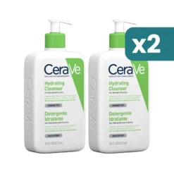 Cerave detergente idratante viso pelle da normale a secca bipacco 2x473ml