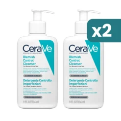 Cerave detergente per pelli a tendenza acneica bipacco 2x236ml