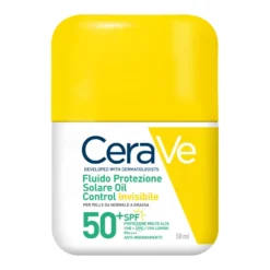 Cerave Fluido Protezione Solare Oil Control Invisibile Pelle Da Normale A Grassa Spf50+ 50ml