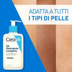 Cerave Sa Detergente Levigante Per Pelle Molto Secca Ruvida E Screpolata 236ml